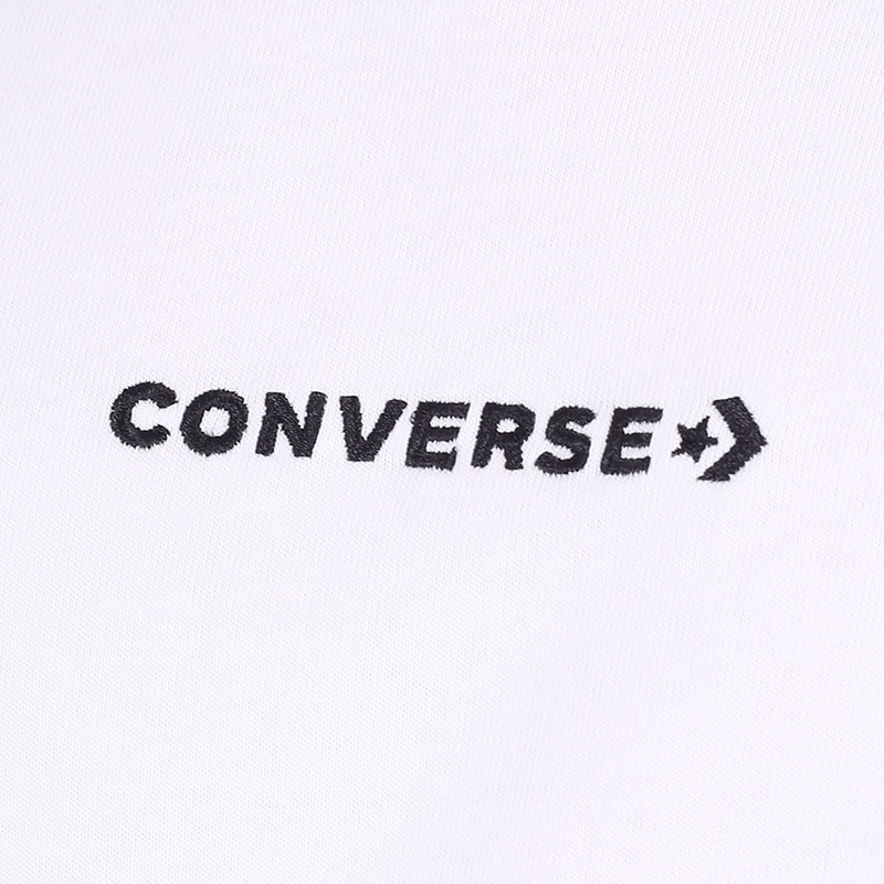 мужская белая футболка Converse Court Tee 10022029102 - цена, описание, фото 2
